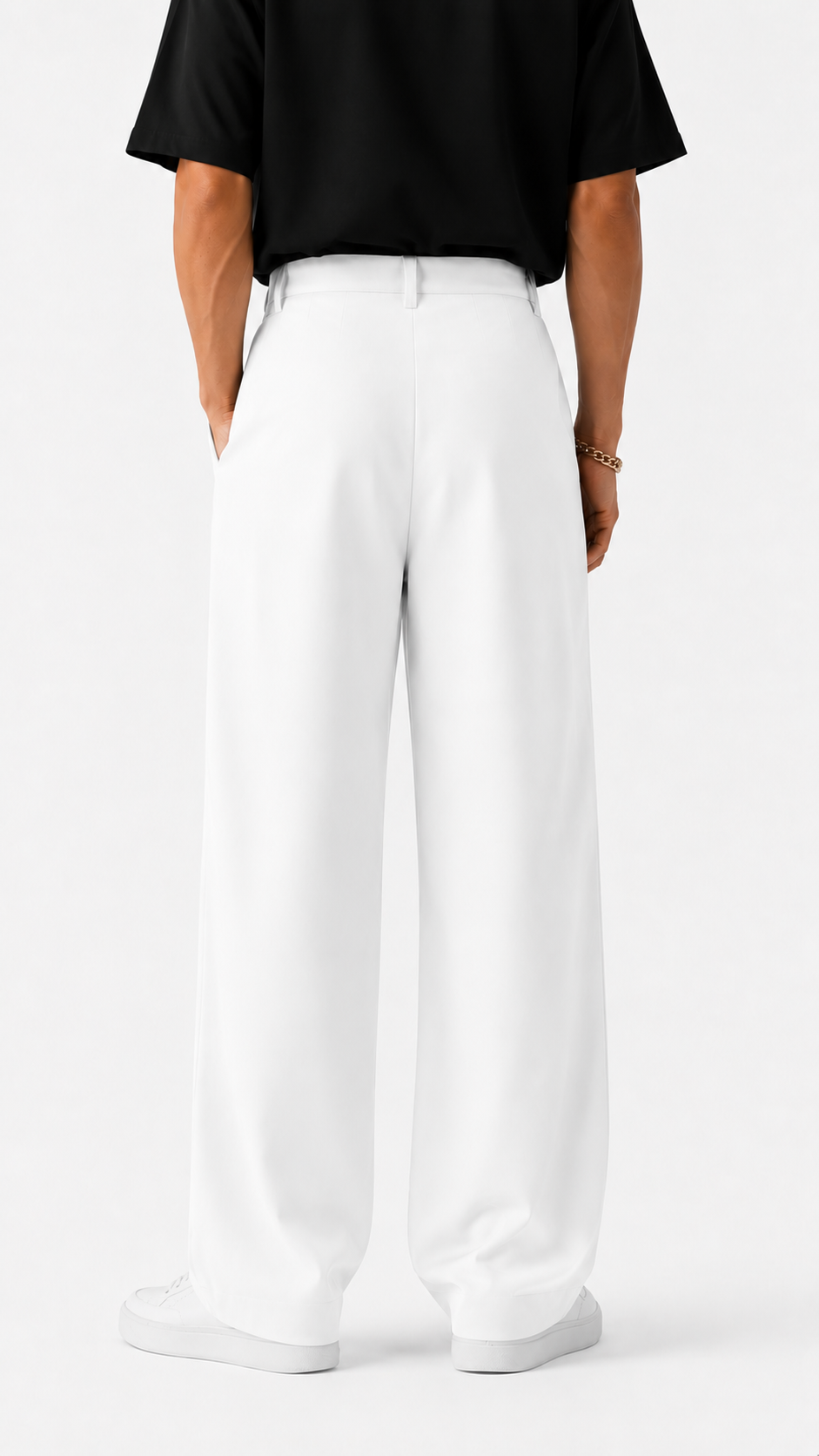 Mens white Formal Pants
