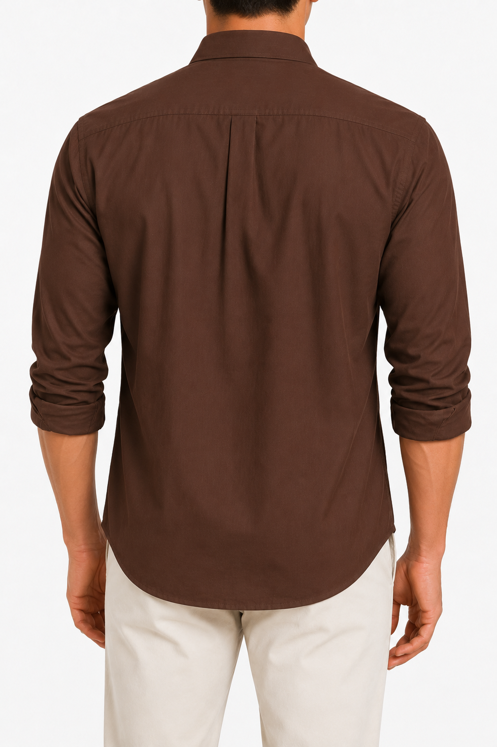 BROWN FORMAL SHIRT