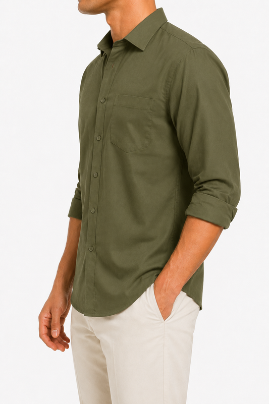 Olive Formal Shirt