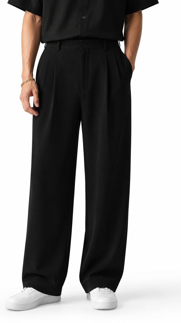 Mens Black Formal Pants