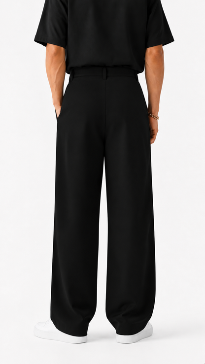 Mens Black Formal Pants