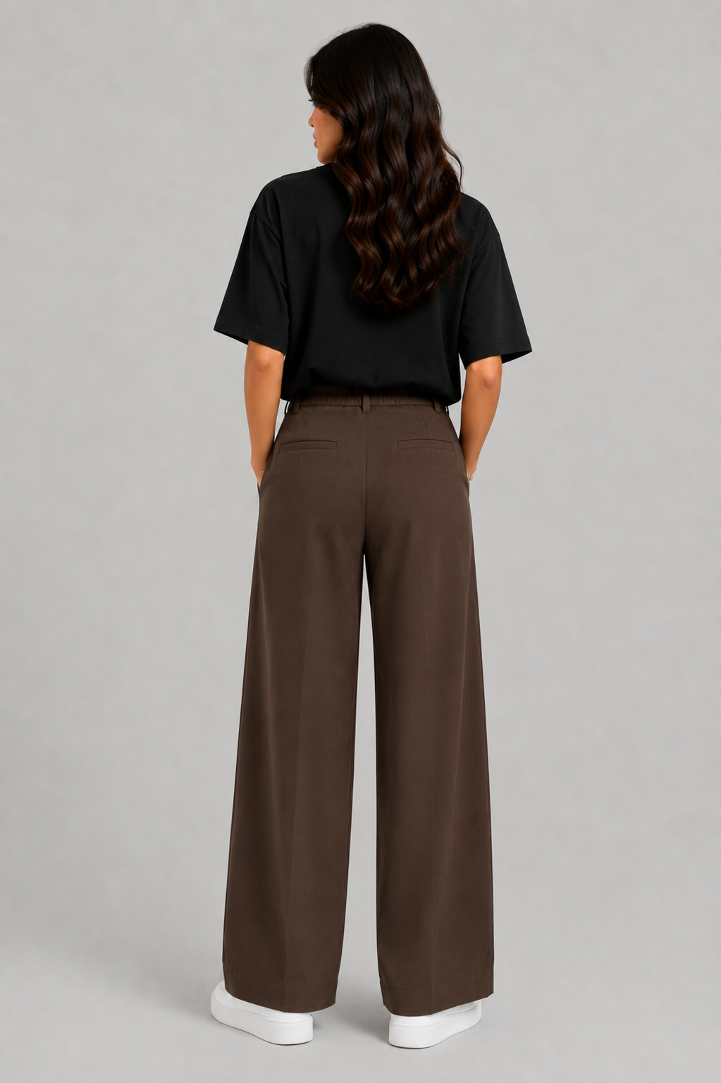 FORMAL BROWN KOREAN PANTS