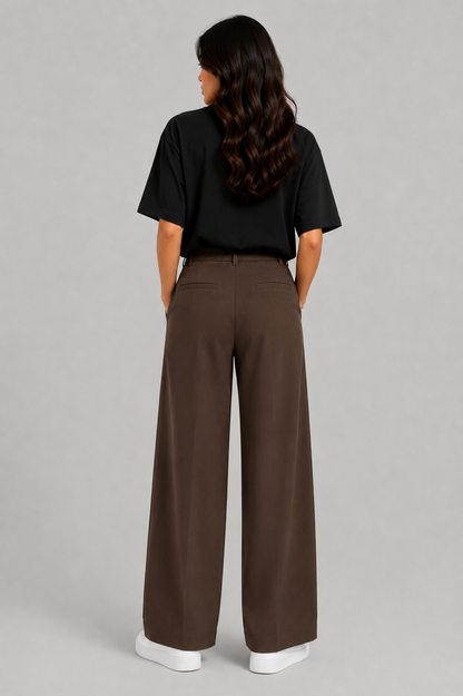 FORMAL BROWN KOREAN PANTS