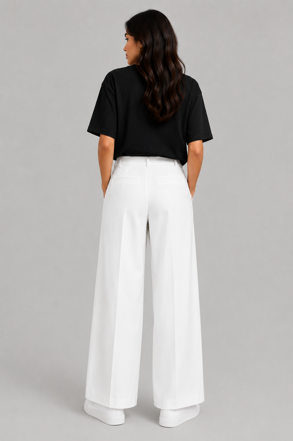 FORMAL WHITE KOREAN PANTS