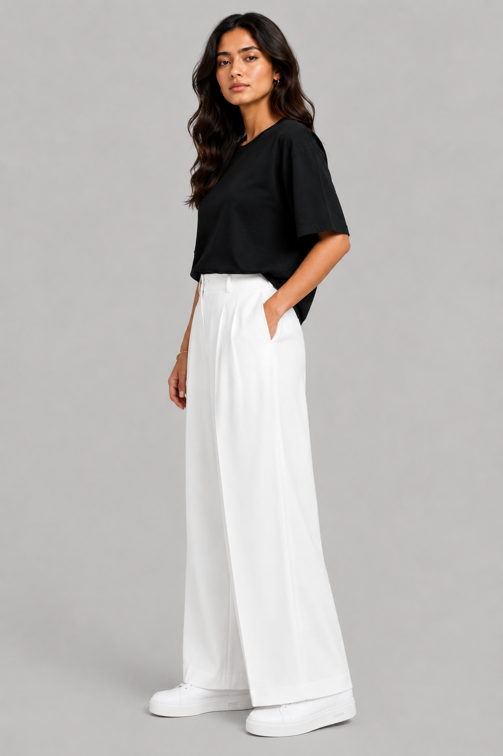 FORMAL WHITE KOREAN PANTS