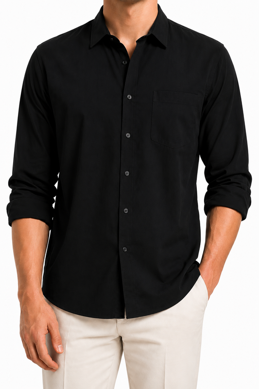 Black Formal Shirt