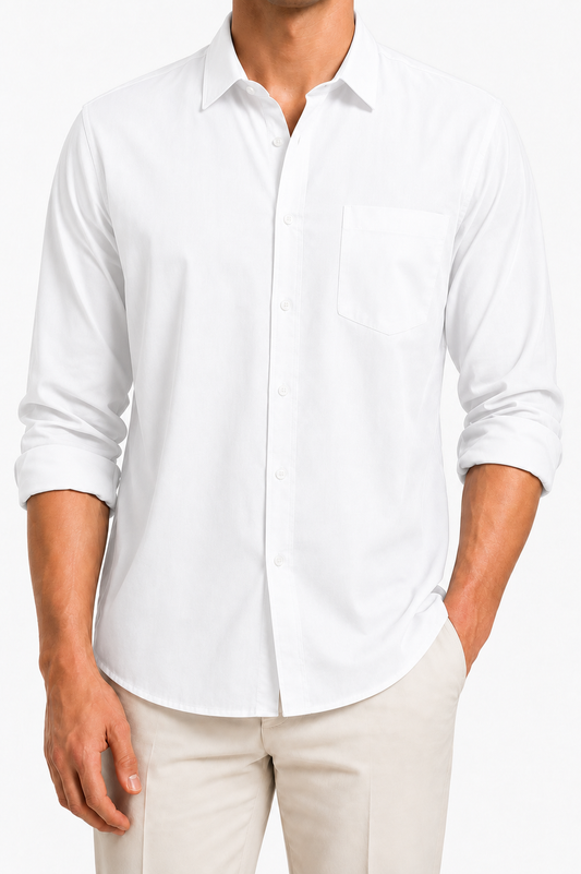 White Formal Shirt