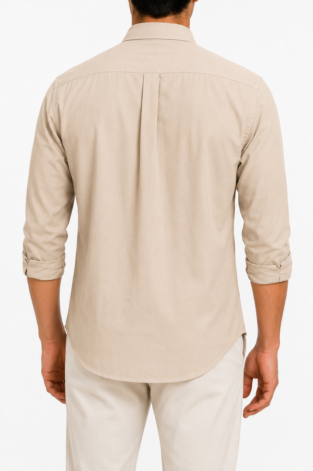 Beige Formal Shirt