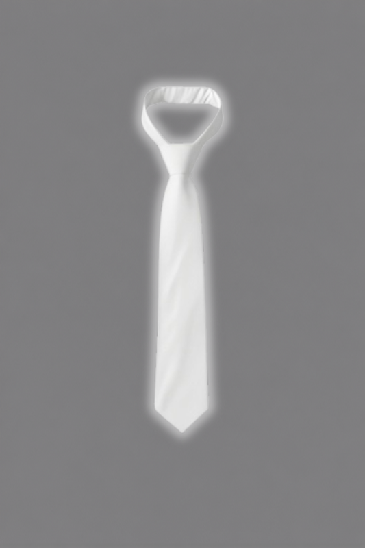 Premium white  Necktie