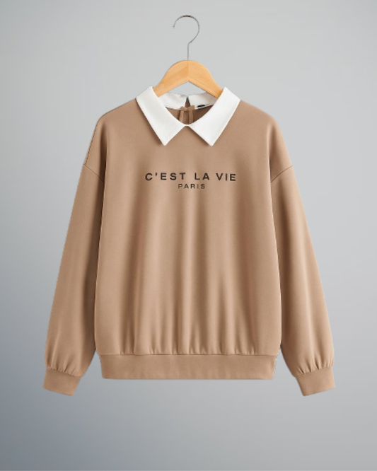COLLAR SWEAT SHIRT